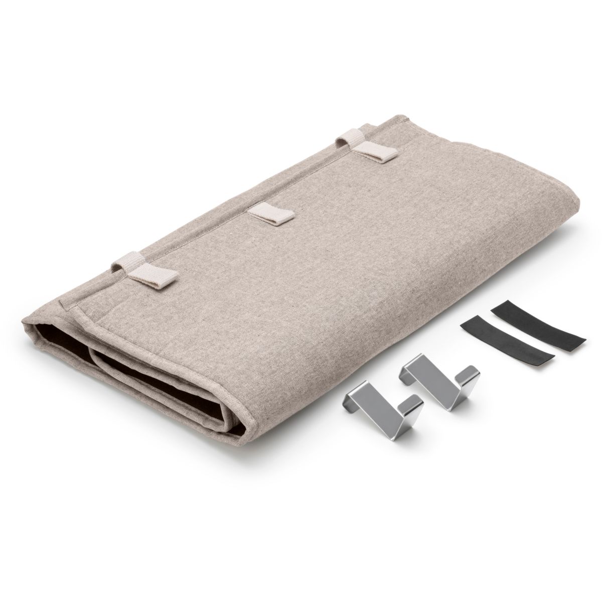 Housse table à repasser Nappe défroisseur à suspendre Grey couleur unique, BRABANTIA