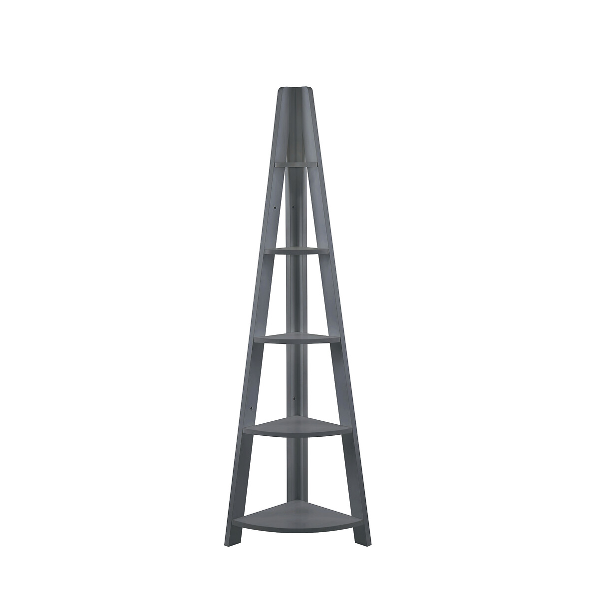 Corner Ladder Shelving Unit black, SO'HOME