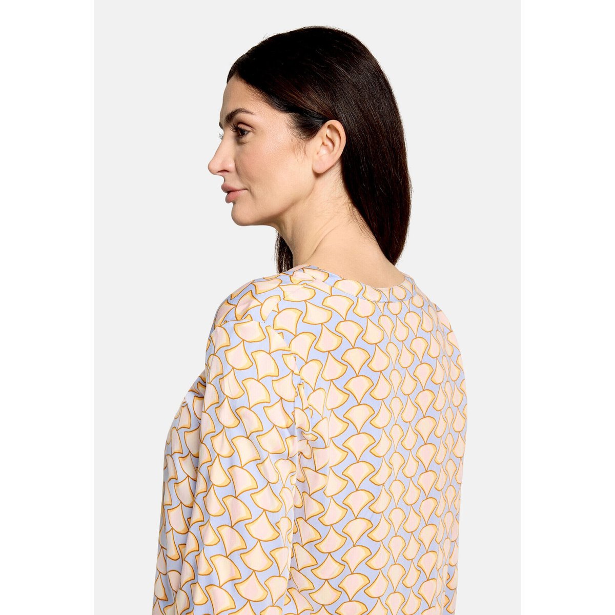 Blouse casual à motifs blue/apricot, CARTOON