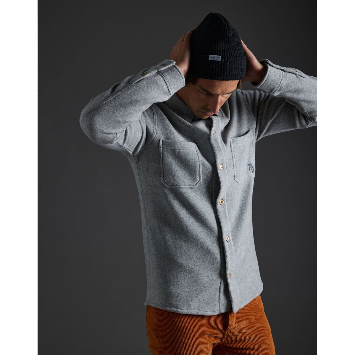 SURCHEMISE POLAIRE HGREY gris, PULLIN