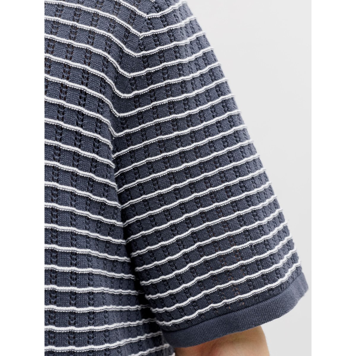 Polo Tricoté grise - odyssey gray, JACK & JONES