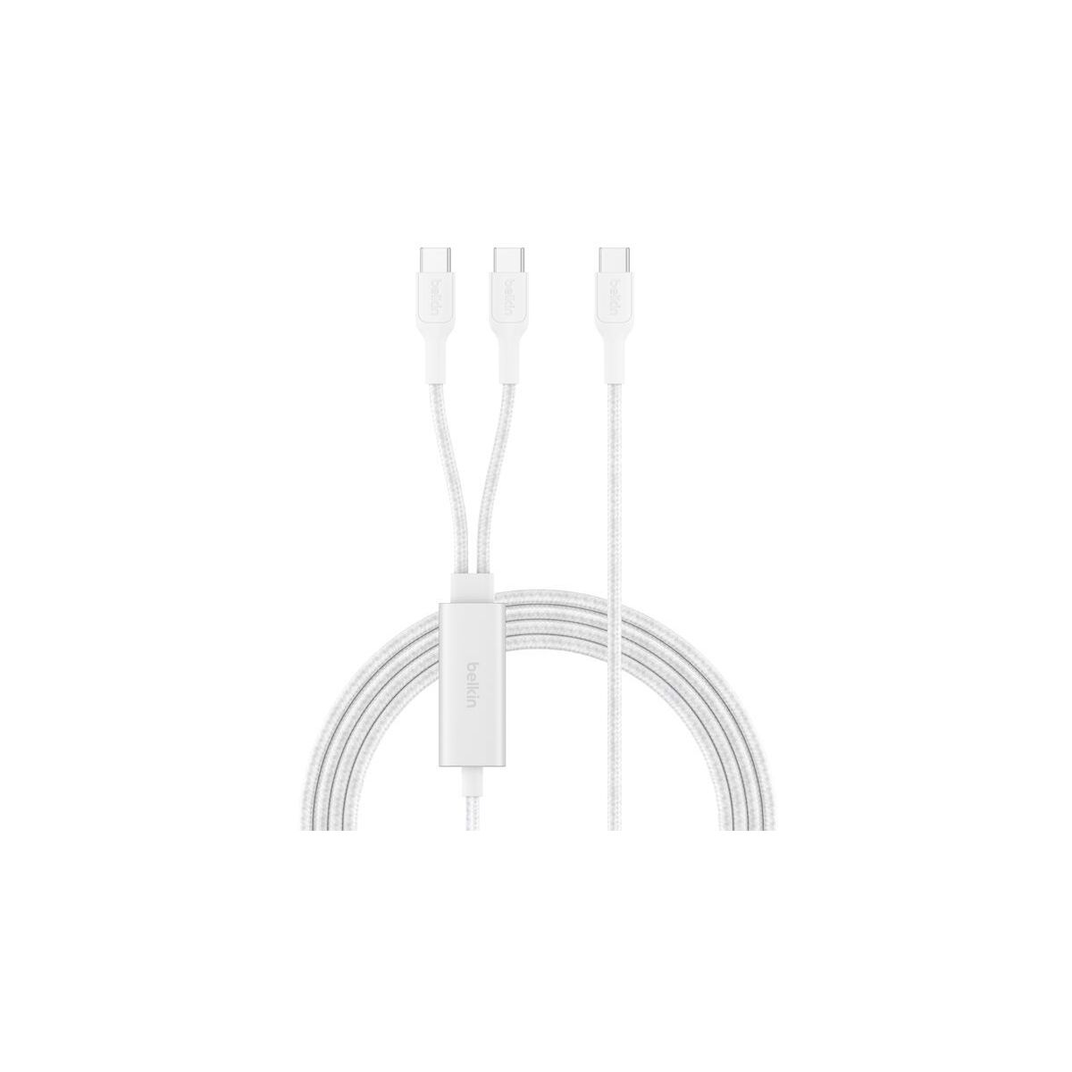 Câble de charge 1.5M 140W Blanc couleur unique, BELKIN