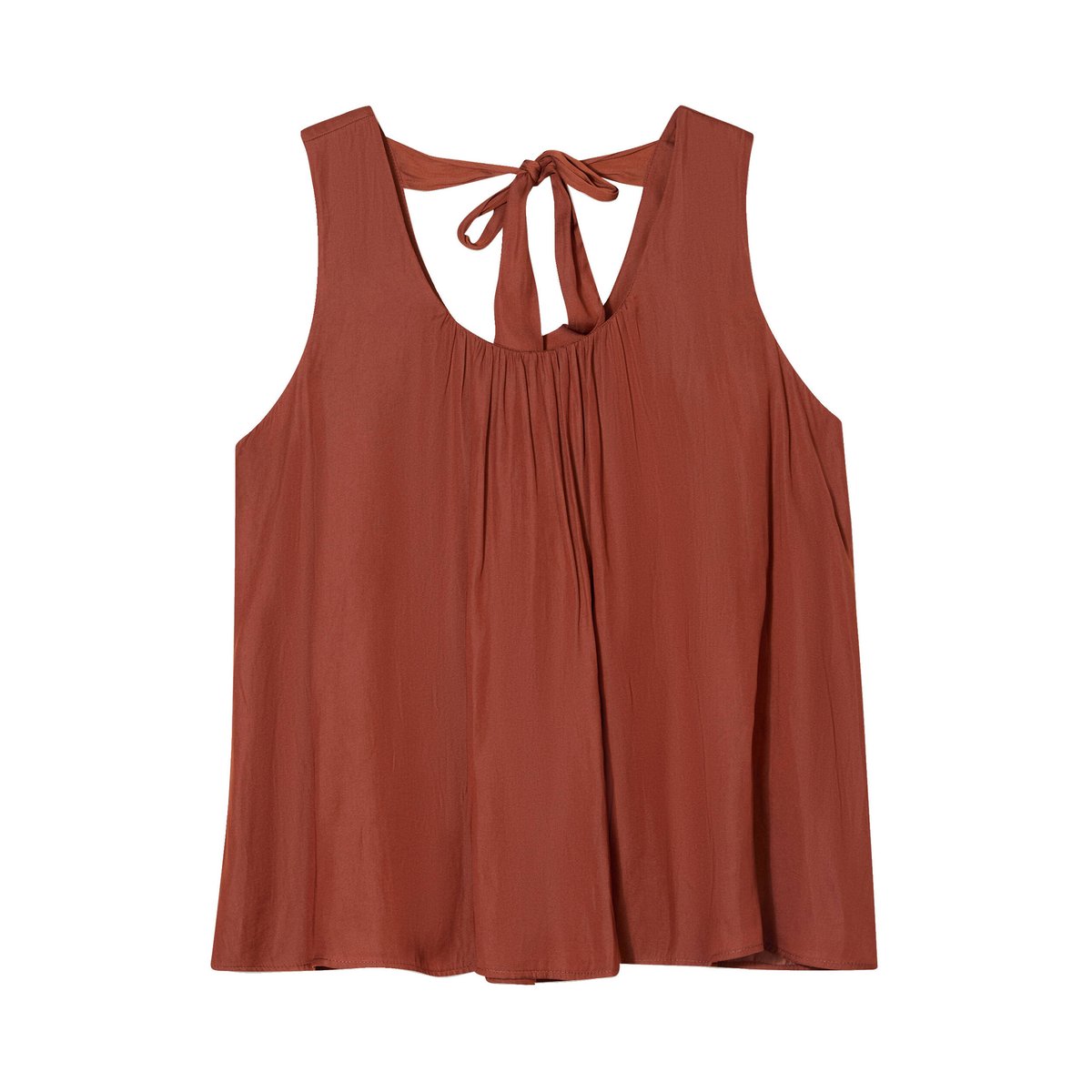 Blouse sans manches marron foncé, BREAL