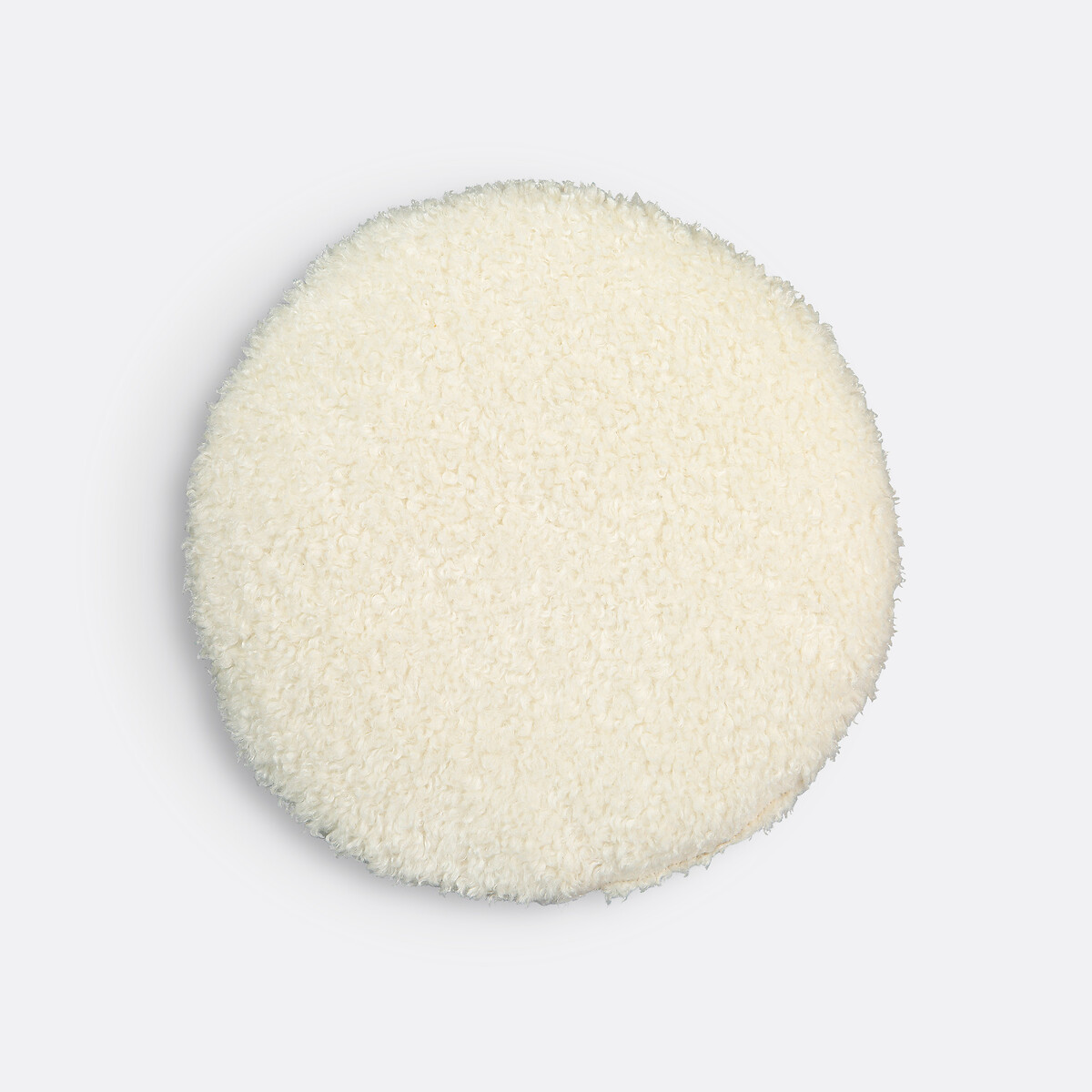 Galette chaise en sherpa Ouate ecru, LA REDOUTE INTERIEURS