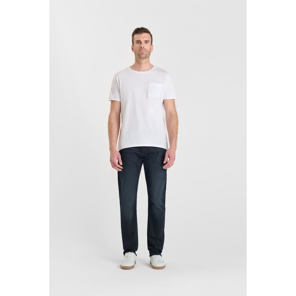 Jeans  800/12, longueur 34 blue / khaki, LE TEMPS DES CERISES