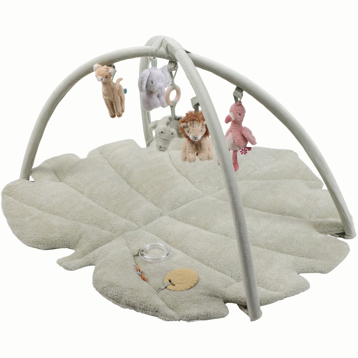 Tapis d'activités avec arches vert, multicolore, LITTLE DUTCH