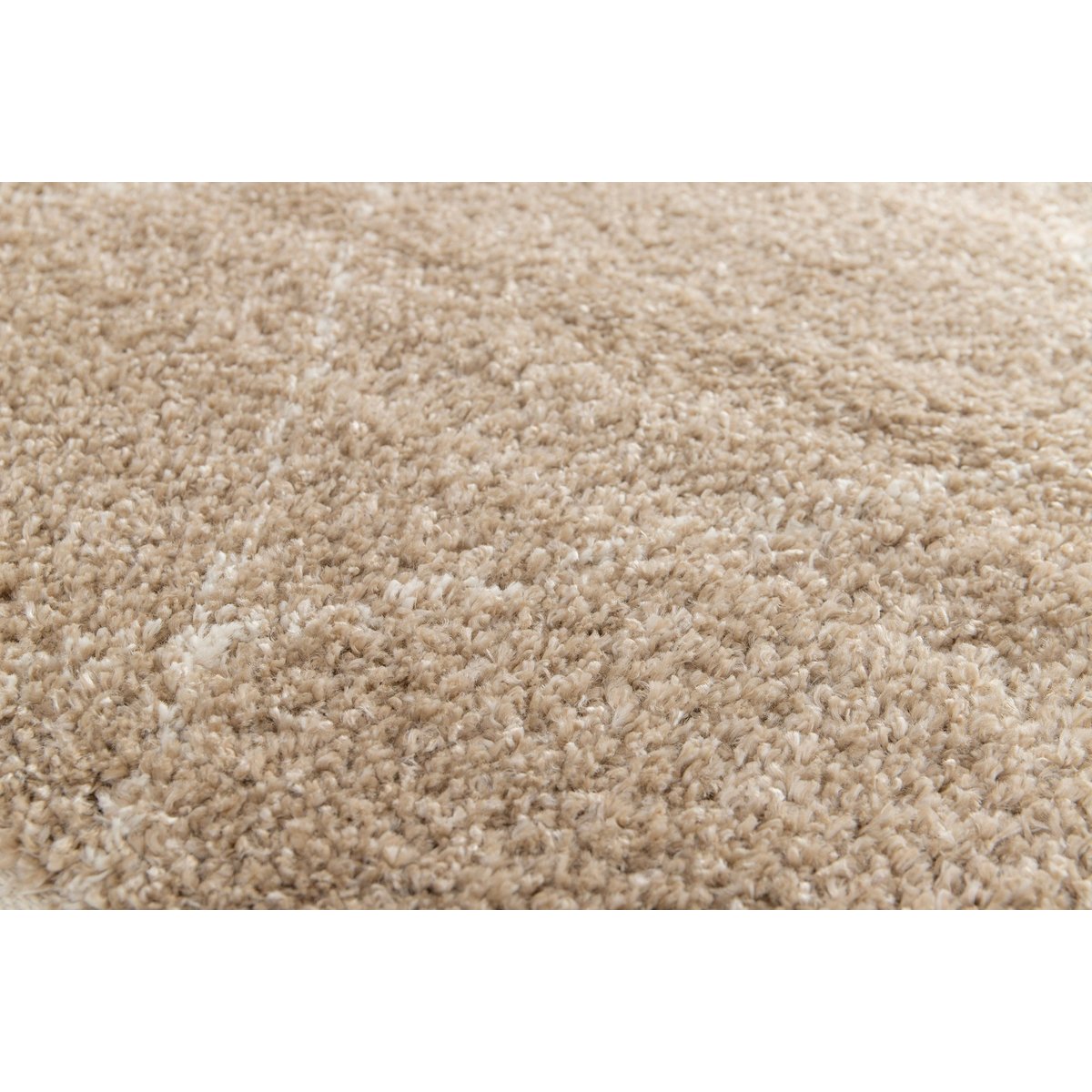 Tapis épais à franges doux et raffiné NILE brun naturel, AFK LIVING