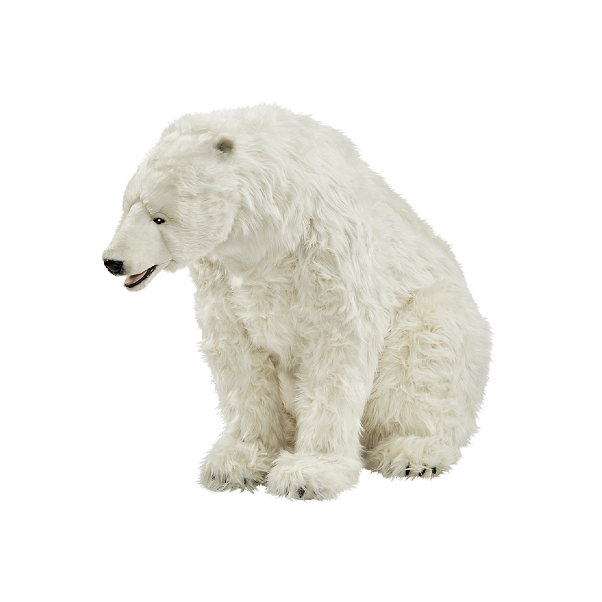 Peluche Geante Ours Polaire Assis couleur unique, HANSA