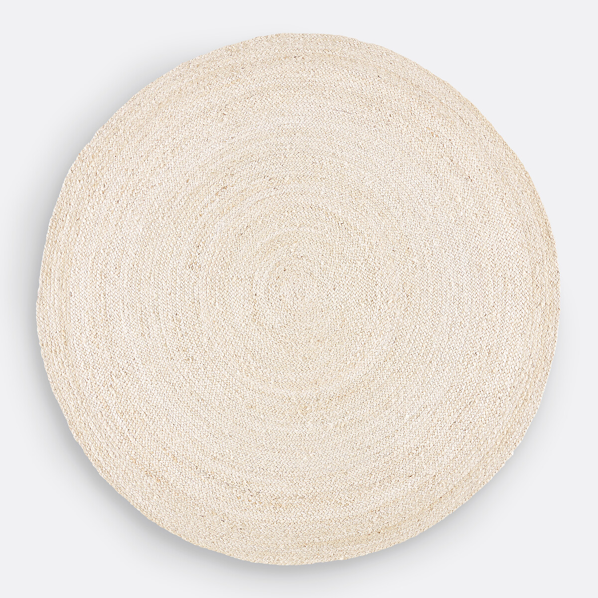 Tapis rond en jute blanchi, Aftas bleached, LA REDOUTE INTERIEURS