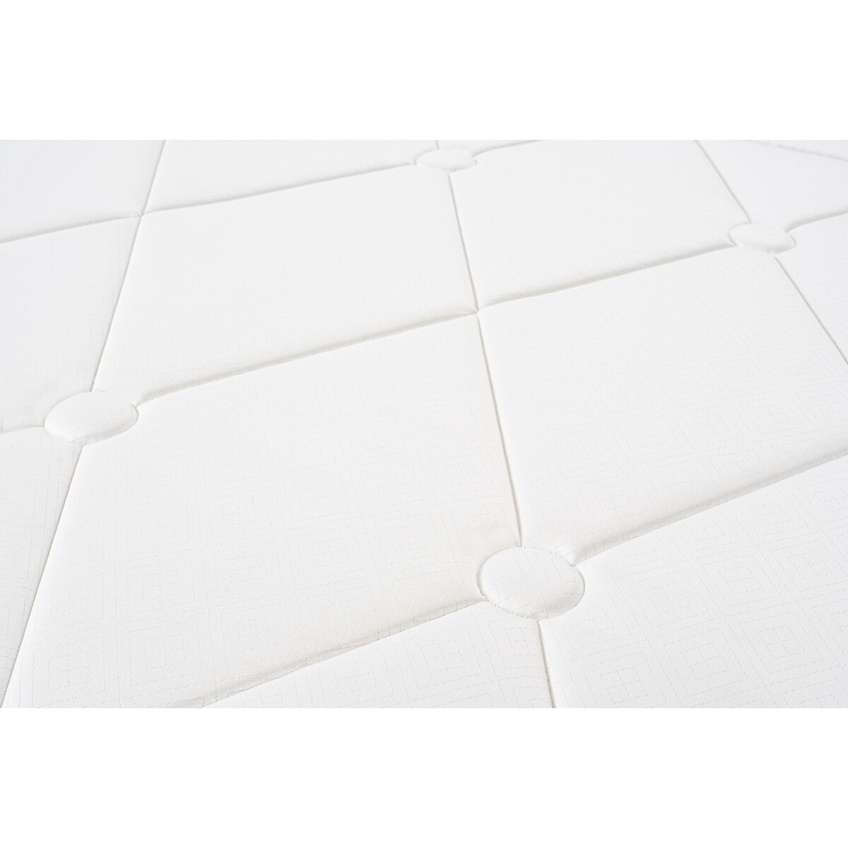 Matelas ressorts multi-actif, 3 zones L'Échappée blanc/gris souris, EPEDA
