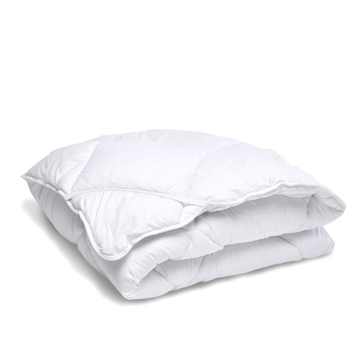 Surmatelas Confort ANTI-ACARIENS blanc, BLEU CALIN