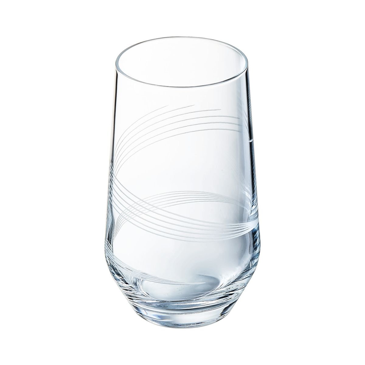 4 verres à eau 40cl -INTENSE transparent, CRISTAL D ARQUES
