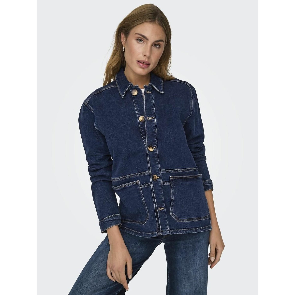 Denim short jacket medium blue Vero Moda La Redoute