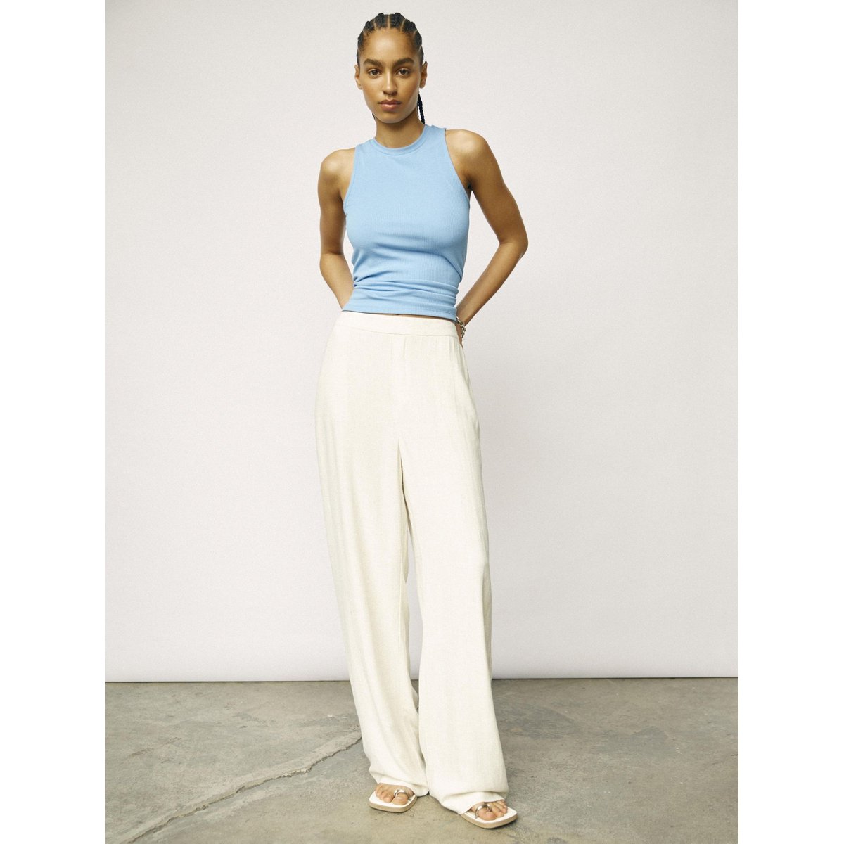 Pantalon À Jambe Ample sandshell, OBJECT