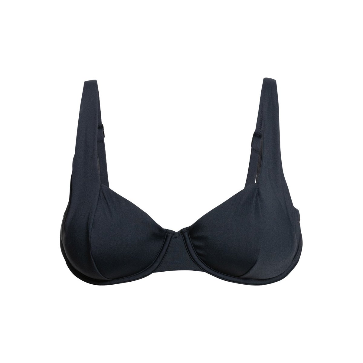 Haut de maillot de bain bikini à armatures bonnet D BEACH CLASSICS. noir anthracite, ROXY
