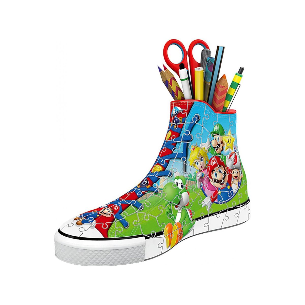 Puzzle 3D Sneaker - Super Mario couleur unique, RAVENSBURGER