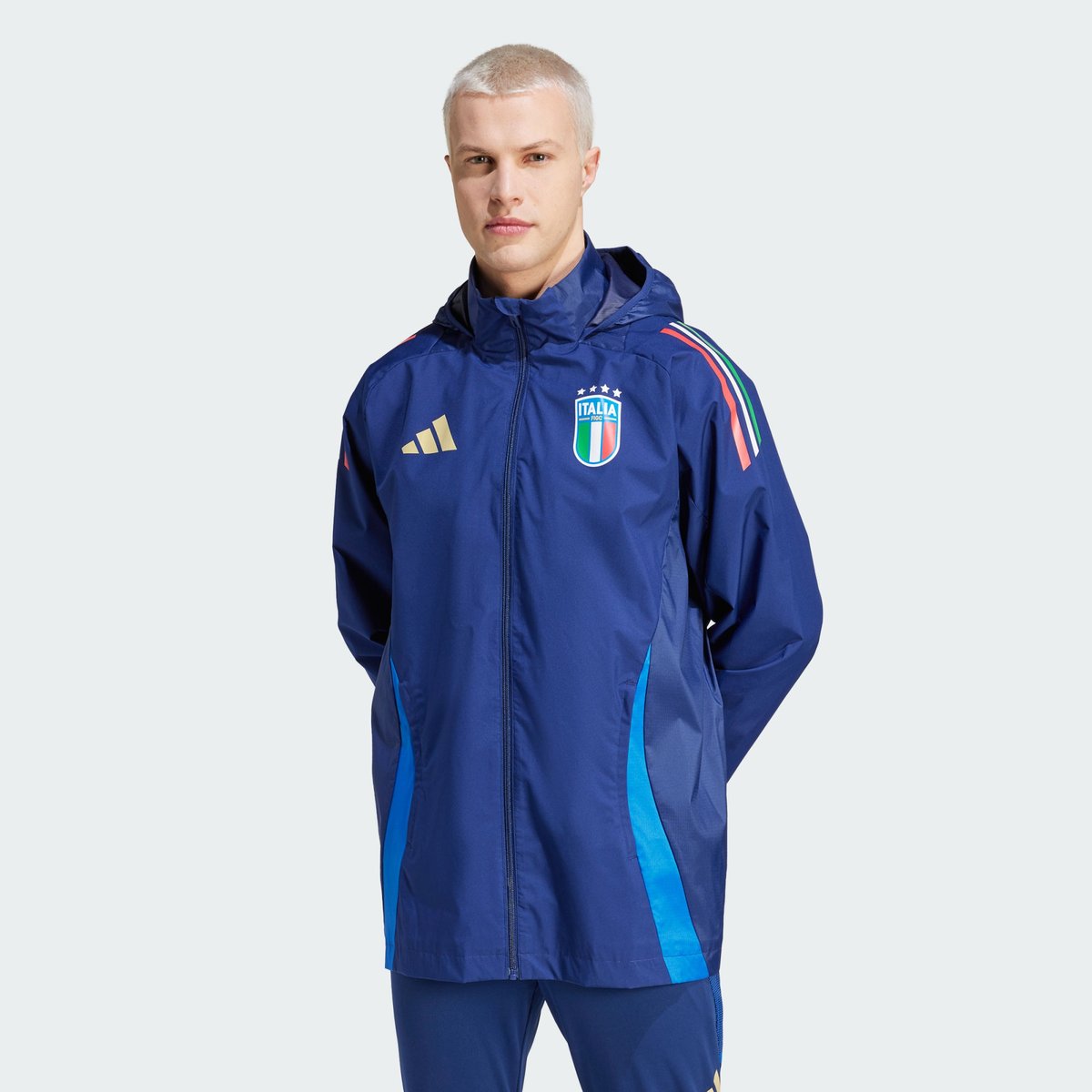 Veste tout temps Italie Tiro 24 Competition night sky, adidas Performance