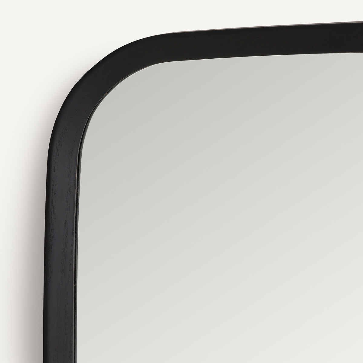 Miroir rectangulaire en chêne massif H110 cm Orion noir, AM.PM