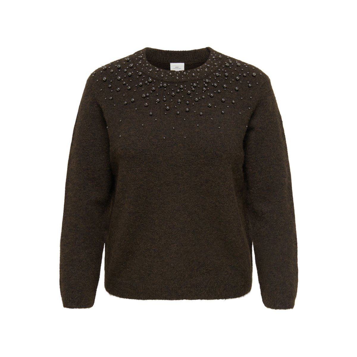 Pull En Maille coffee bean, ONLY CARMAKOMA