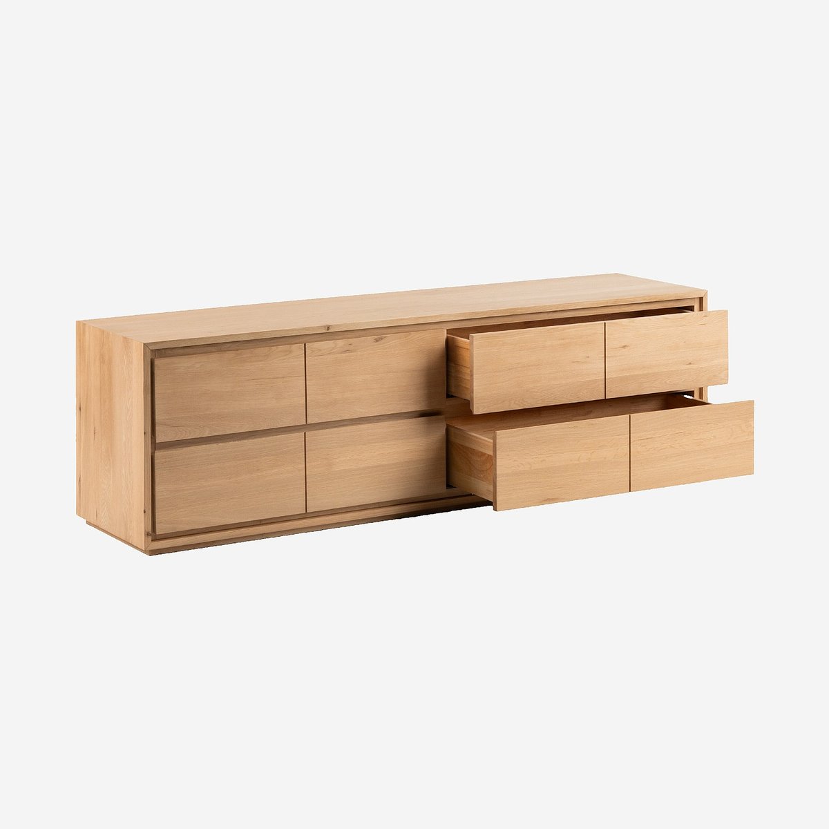 Commode chêne SYLVESTRE naturel clair, HABITAT