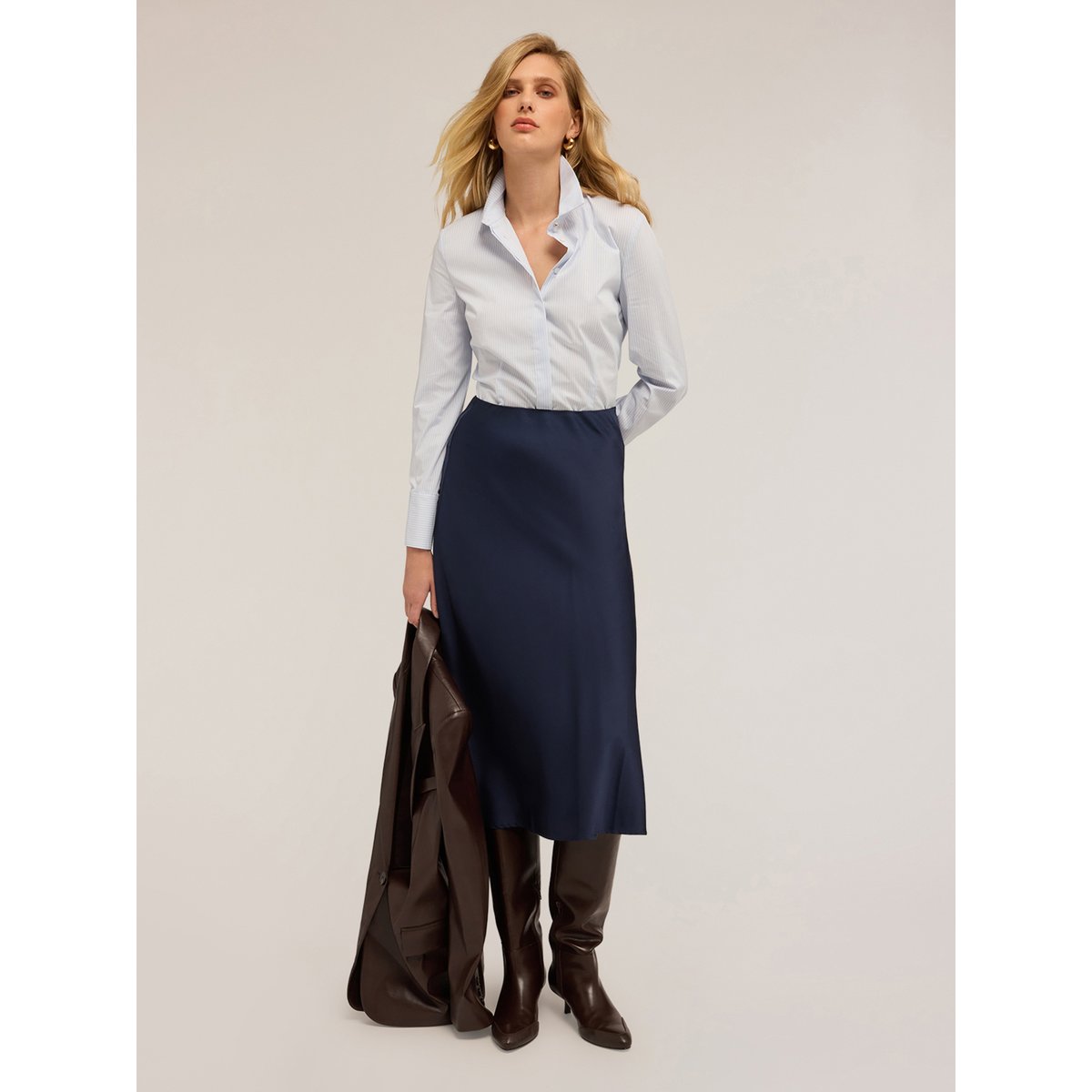 Chemise en popeline blanc, MOTIVI