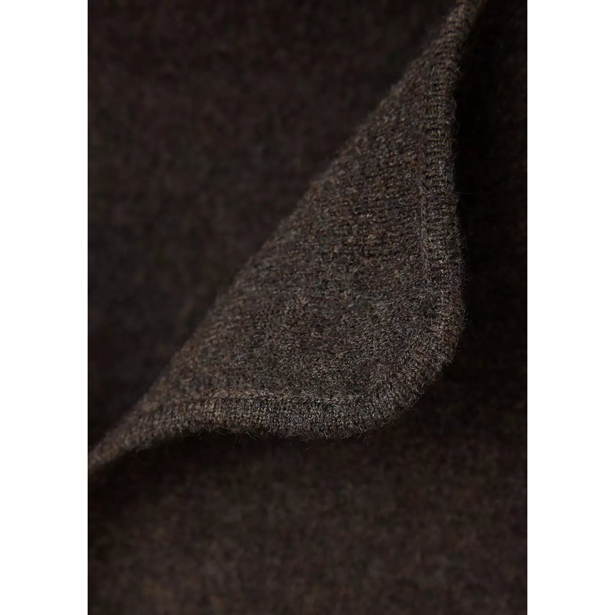 Manteau maille écharpe amovible marron, MANGO