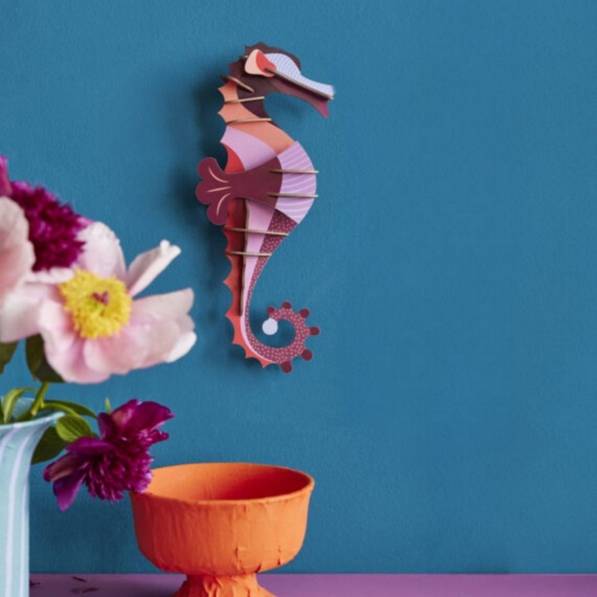 Décoration murale hippocampe  Coraline Seahorse violet, STUDIO ROOF
