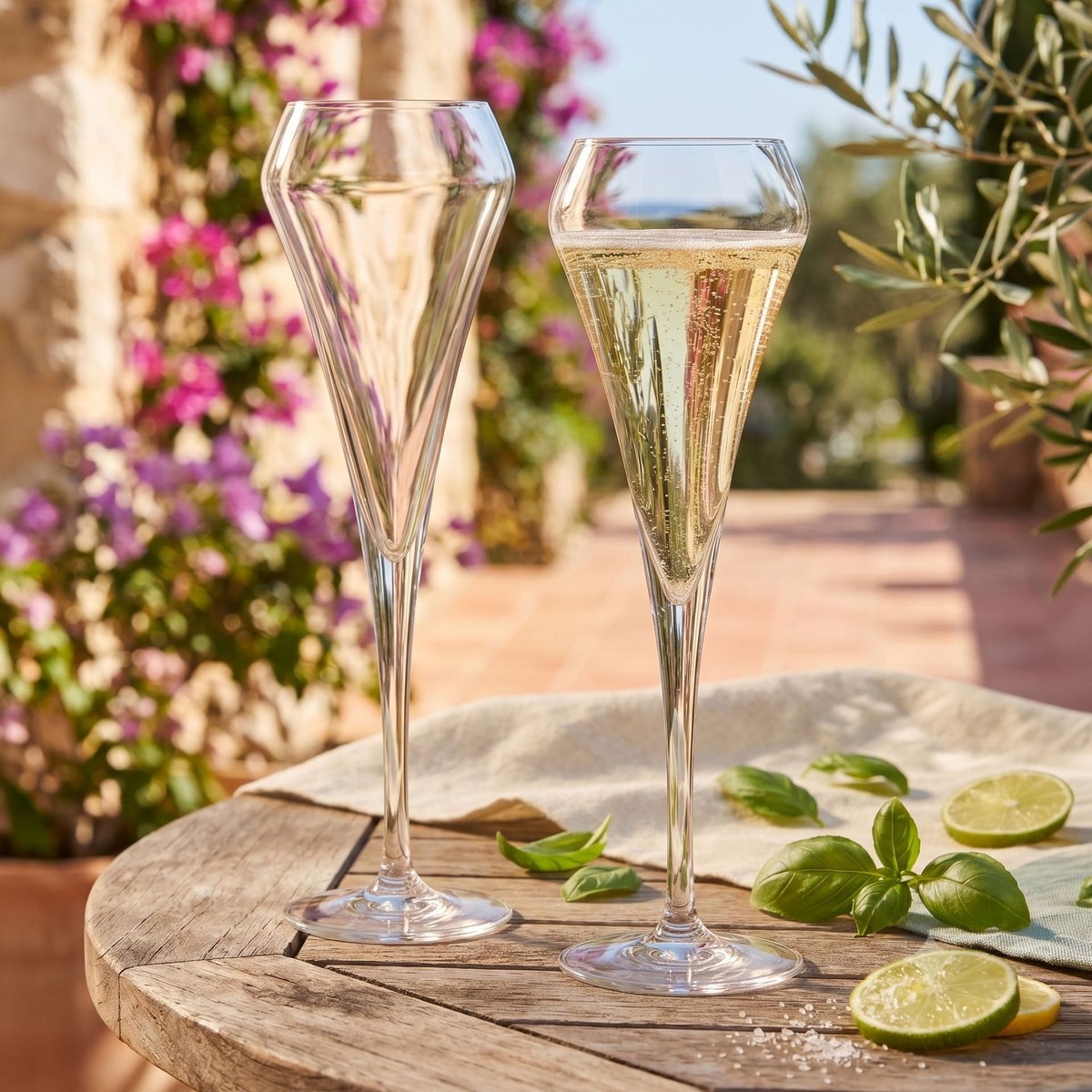 6 flûtes à champagne 20 cl -OPEN UP transparent, CHEF&SOMMELIER