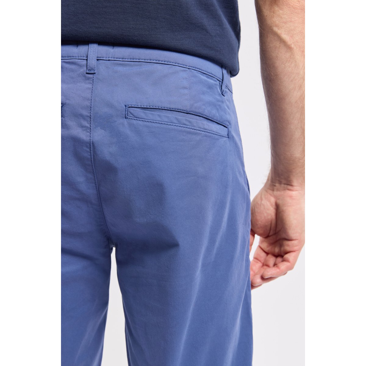 Bermuda coupe droite en coton obscur, ARMOR-LUX