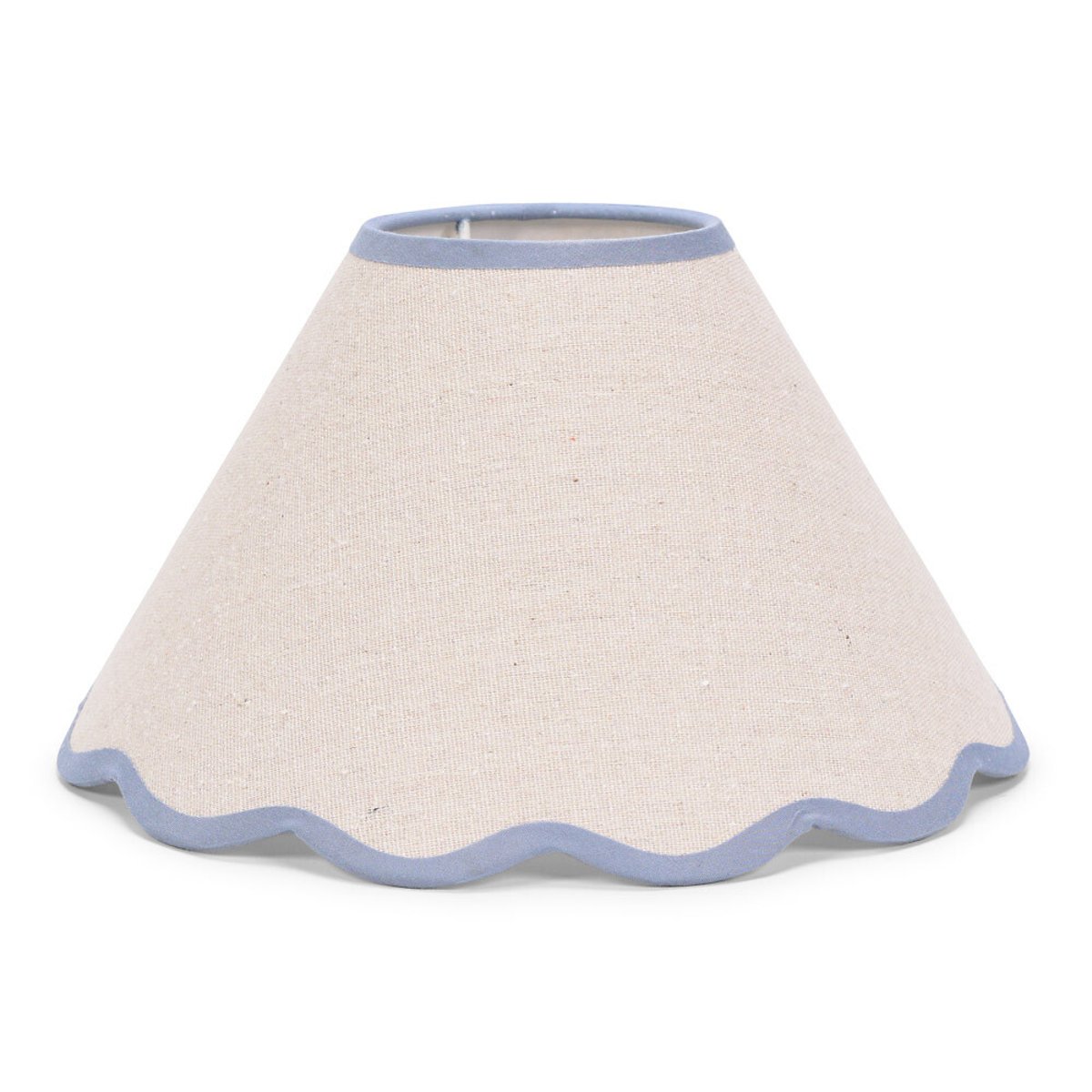 27.5cm Florence Scallop Trim Shade blue, SO'HOME