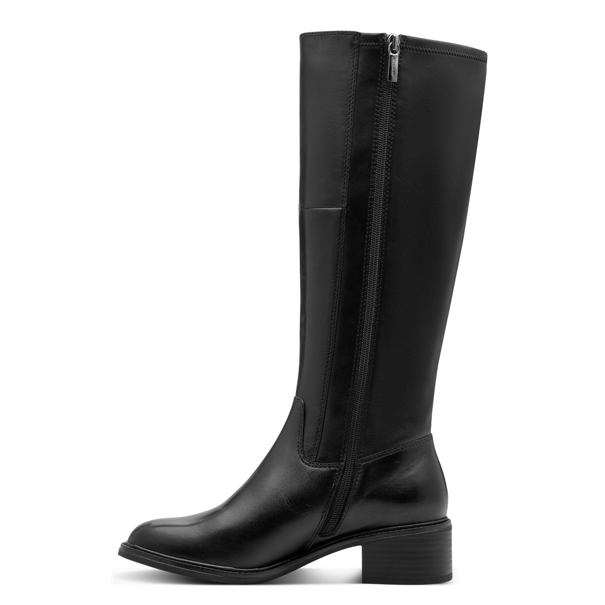Bottes talon bloc noir, TAMARIS