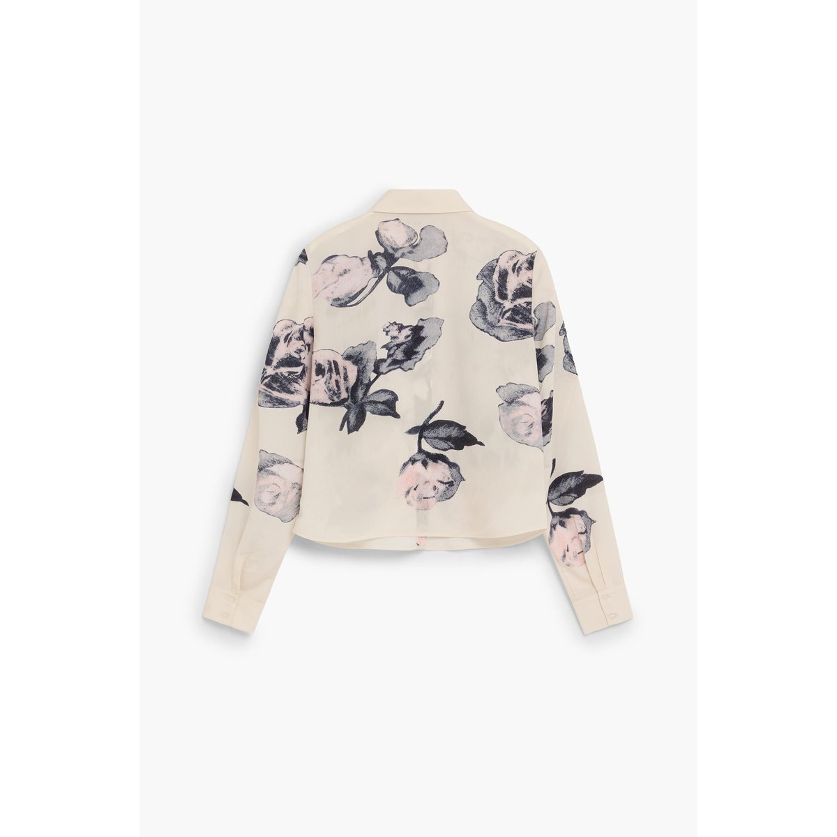 chemise à imprimé fleuri blanc, DESIGUAL