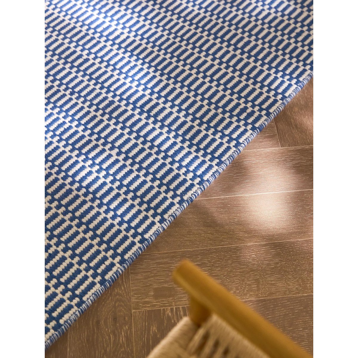 Tapis de couloir en laine LAURA bleu, BENUTA 