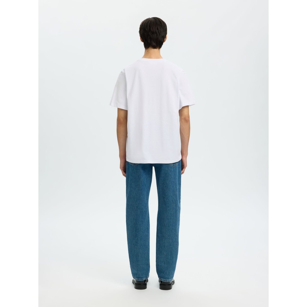 T-Shirt bright white, SELECTED