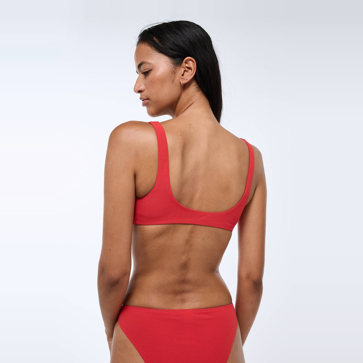 Haut de maillot de bain OLERON rouge, MONOPRIX