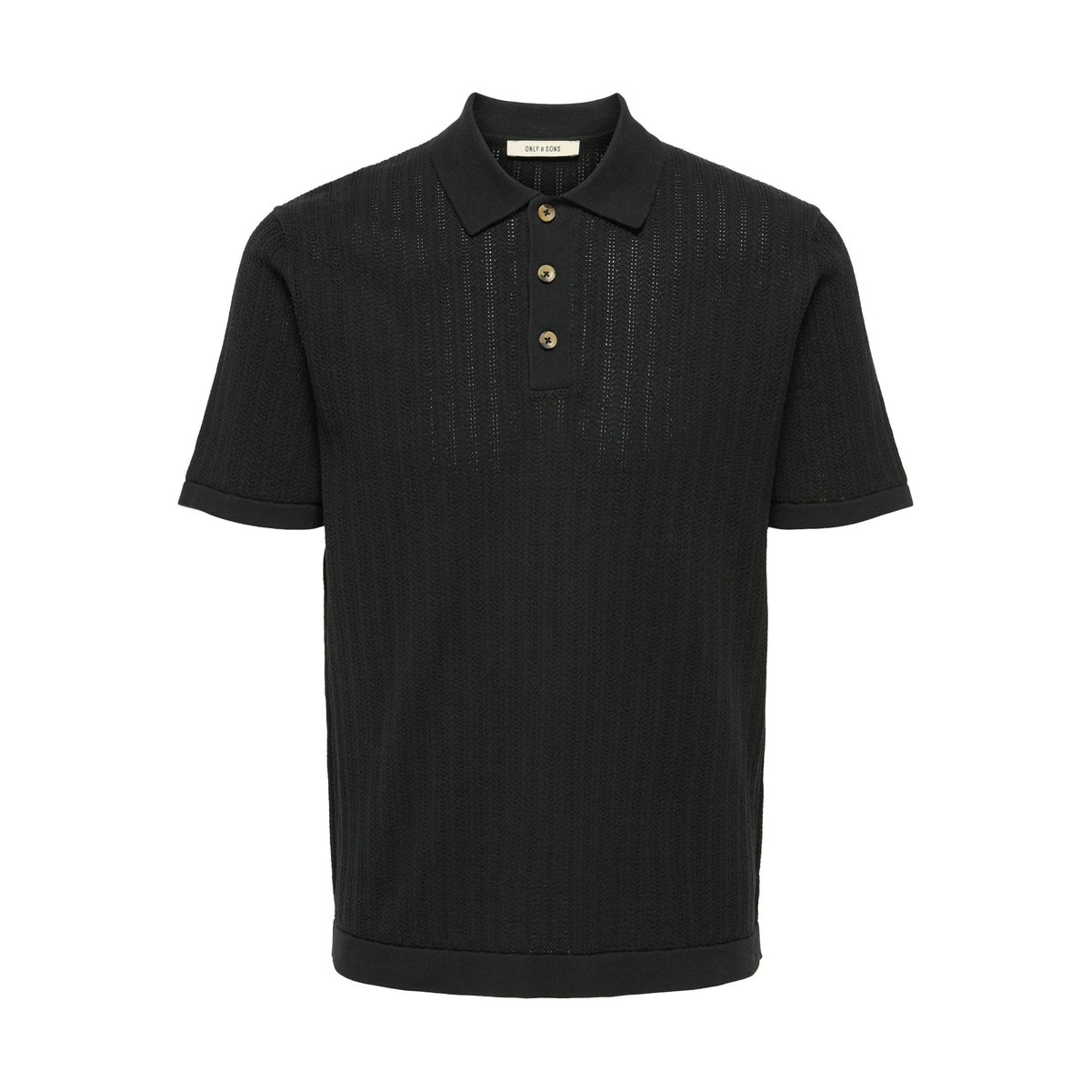 Polo noire - black, ONLY & SONS