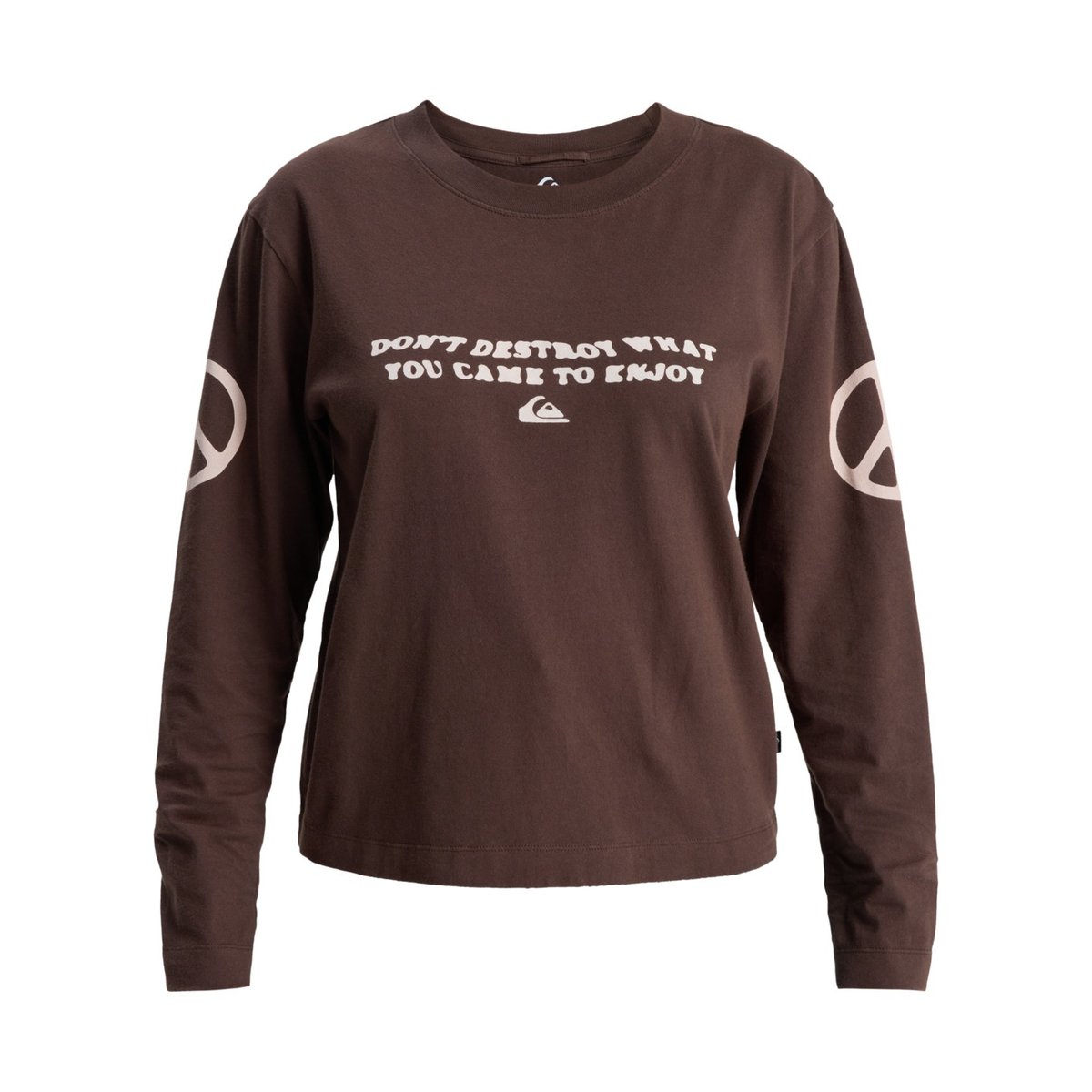 T-shirt manches longues STANDARD marron chocolate brown, QUIKSILVER