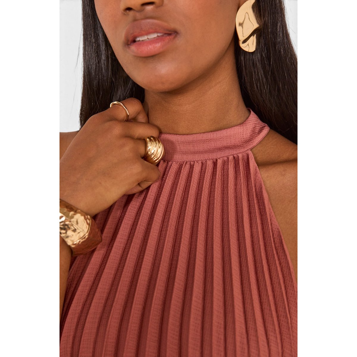 Robe courte plissée PROMISE make up, Maison 123