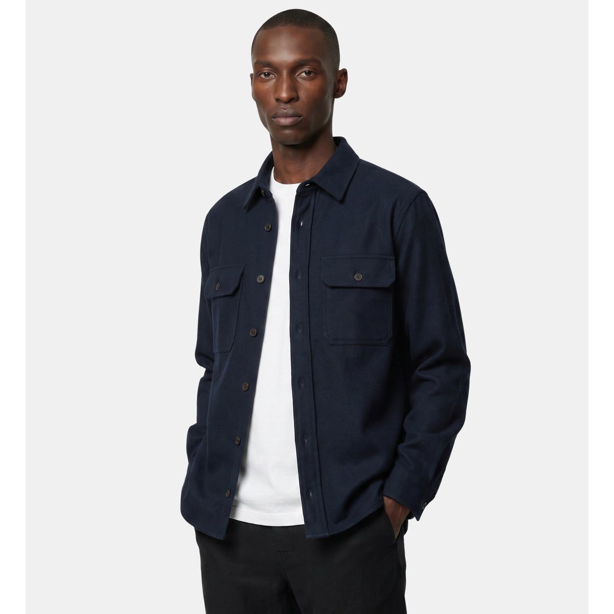 Surchemise roverool bleu marine, GALERIES LAFAYETTE