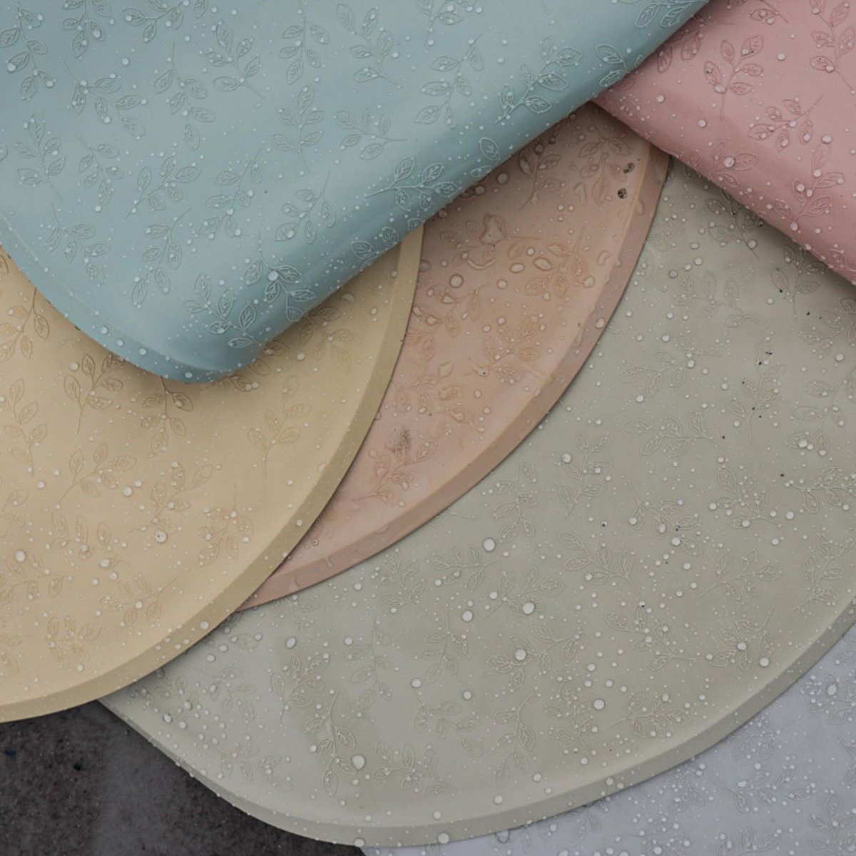 Tapis de bain vert clair, NATRUBA