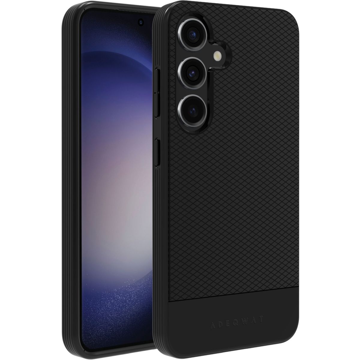 Coque Samsung S24+ Soft protect - Noir couleur unique, ADEQWAT