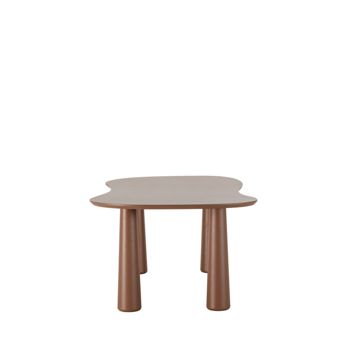 Table à manger 8 personnes organique en bois - ADRINE marron glacé, DRAWER