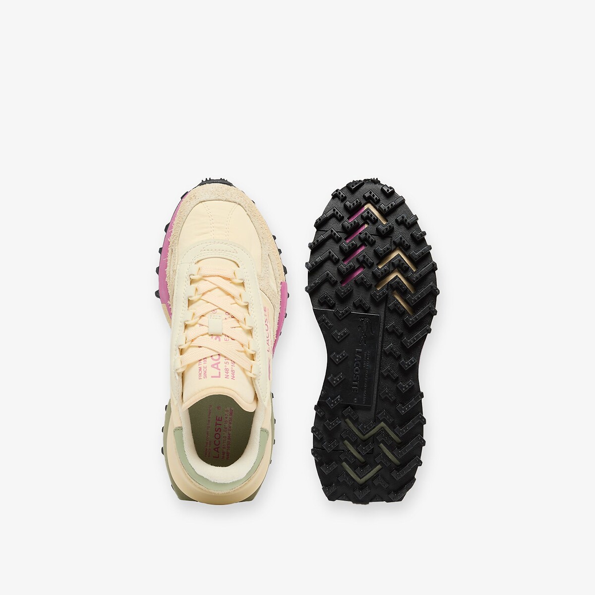Elite Active Low Top Trainers beige/pink, LACOSTE