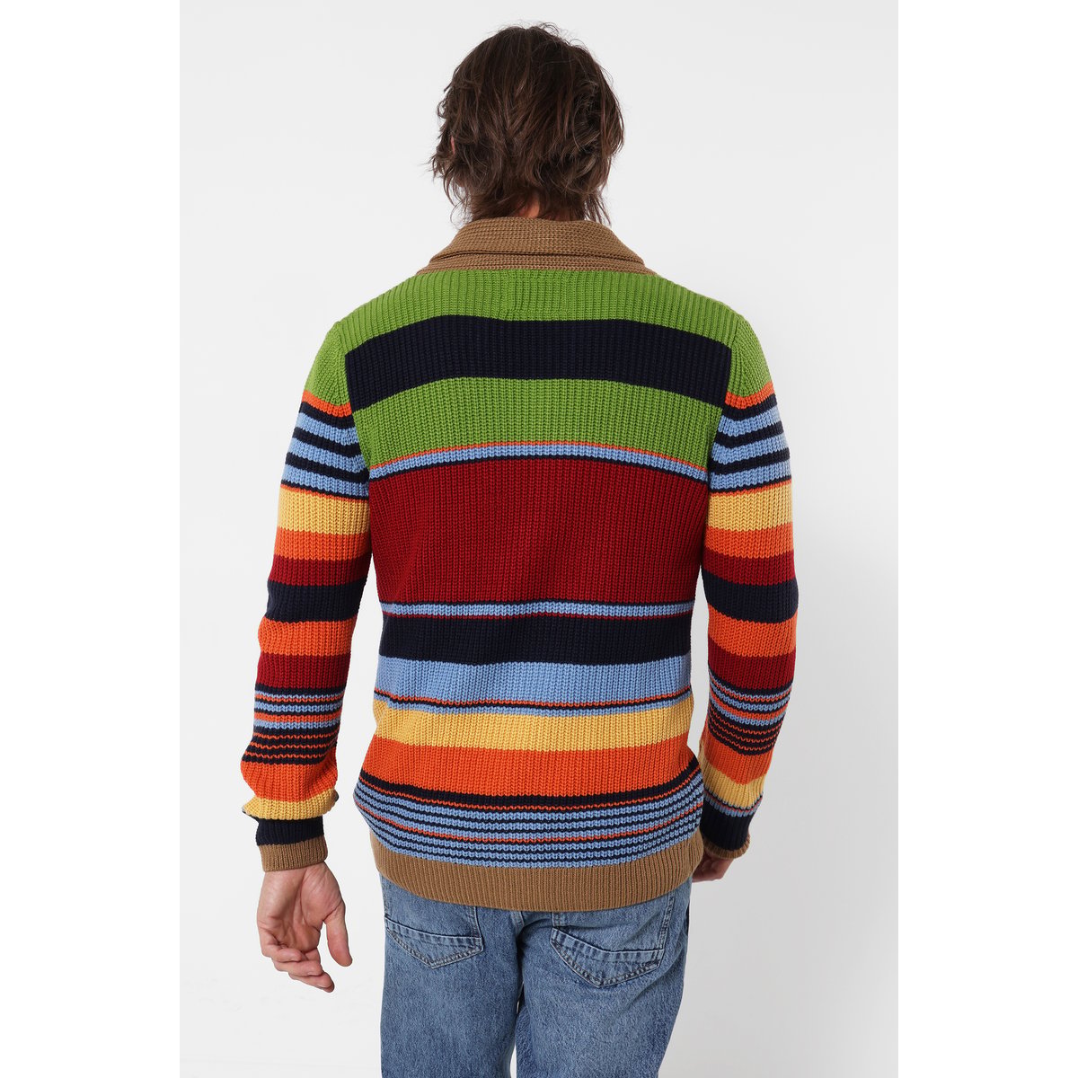 Sensationnel Cardigan à Rayures multicolore, JOE BROWNS