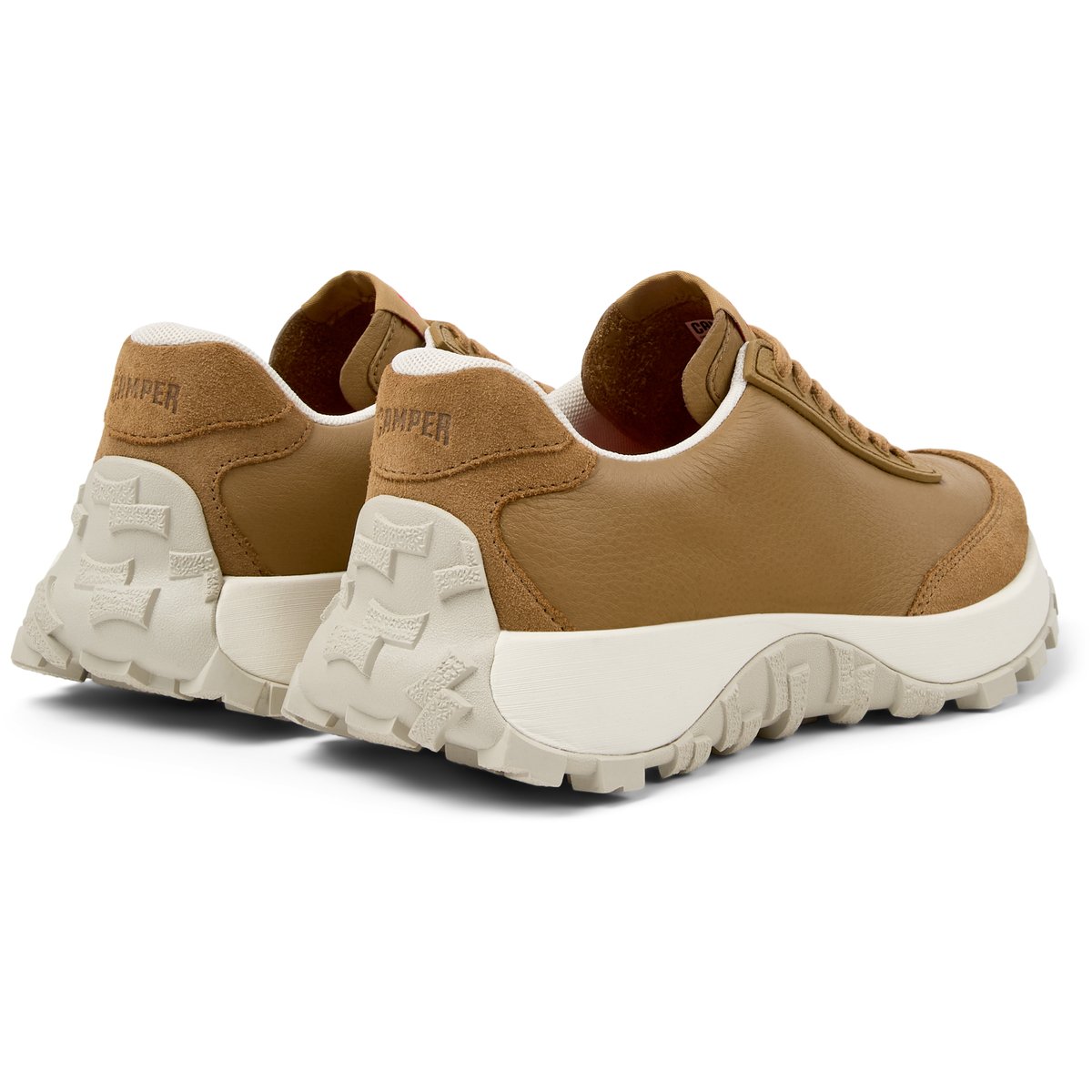 Baskets Drift Trail Smooth Leather marron moyen, CAMPER