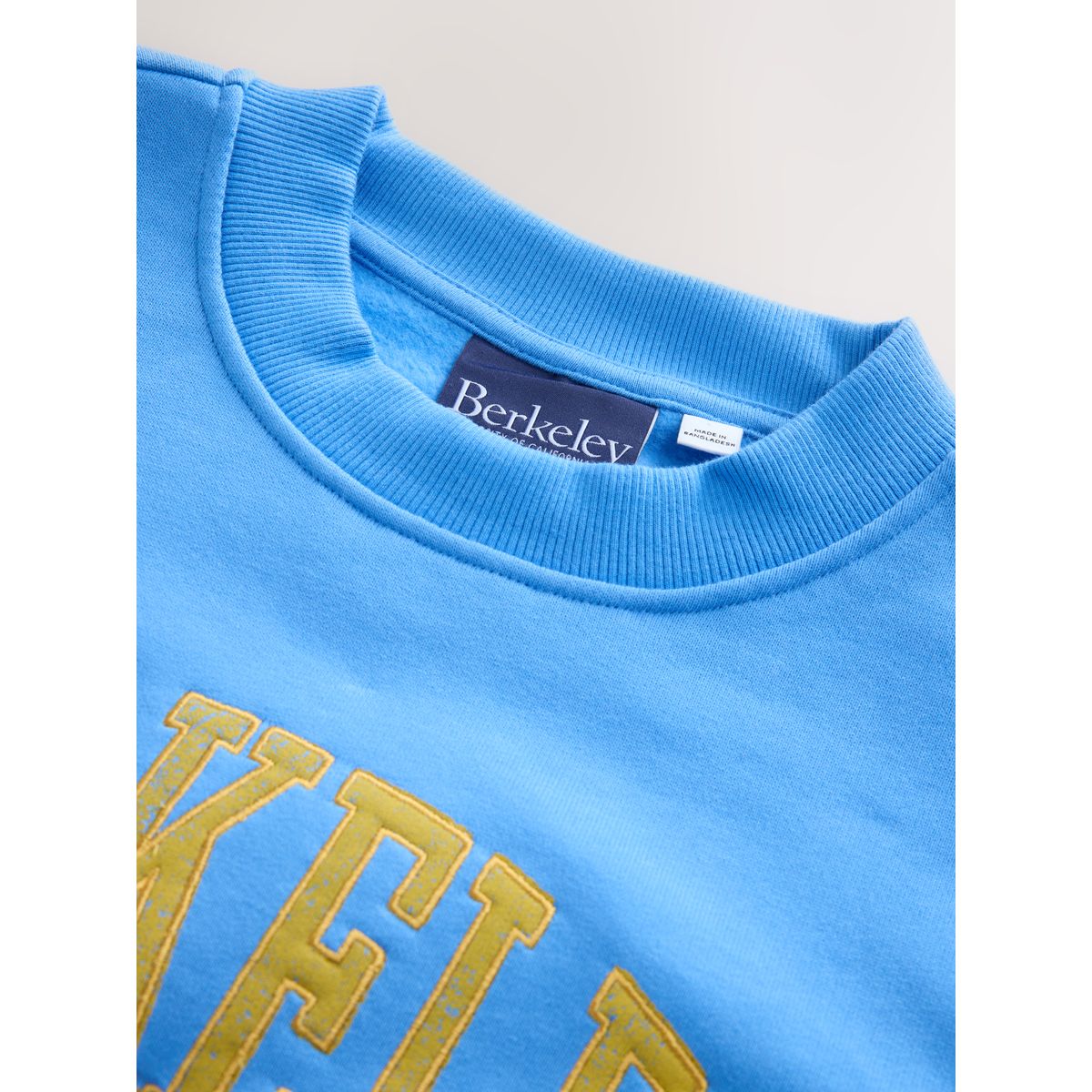 Sweat à motif berkeley sous licence bleu, NEXT
