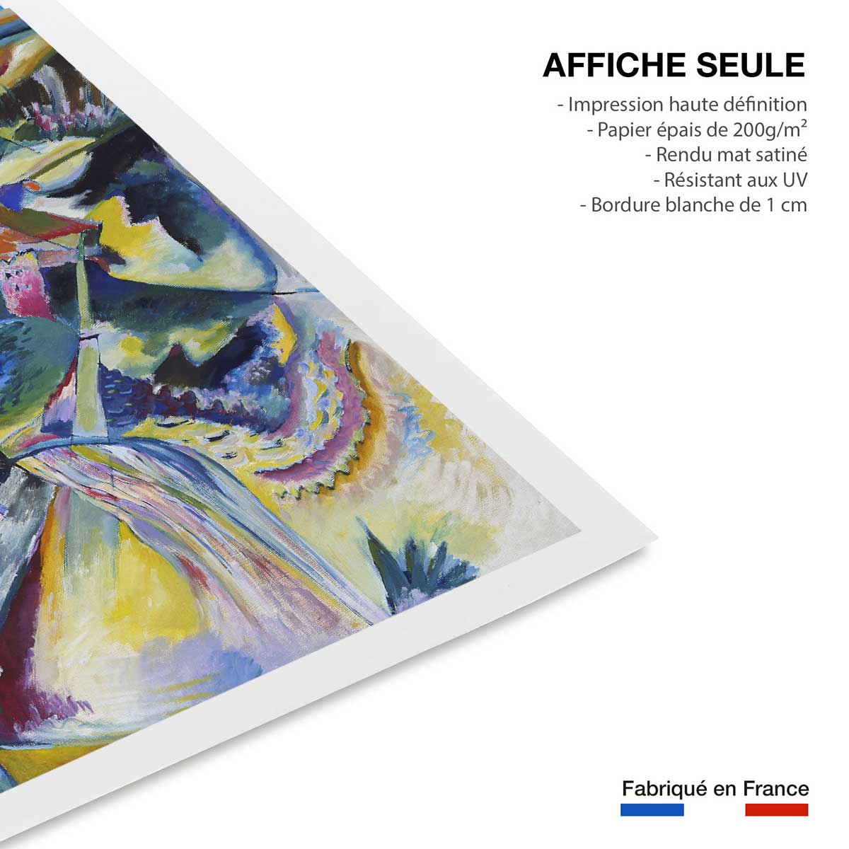 Poster Improvisation Klamm - Wassily Kandinsky affiche seule, HEXOA