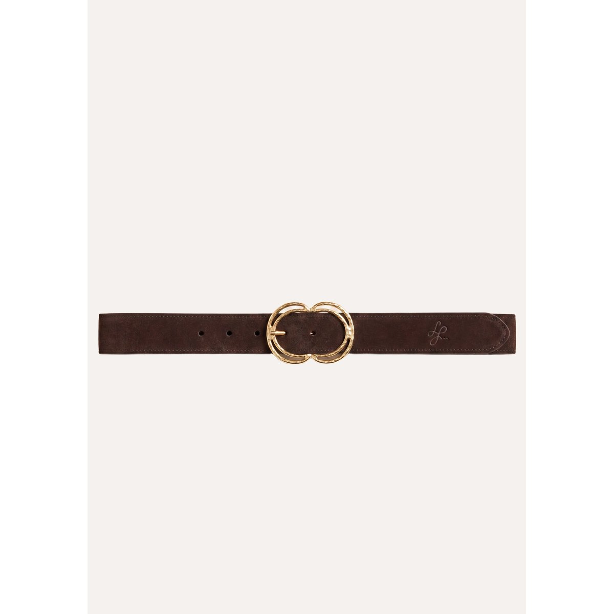 Ceinture boucle ovale ganache, LA FEE MARABOUTEE