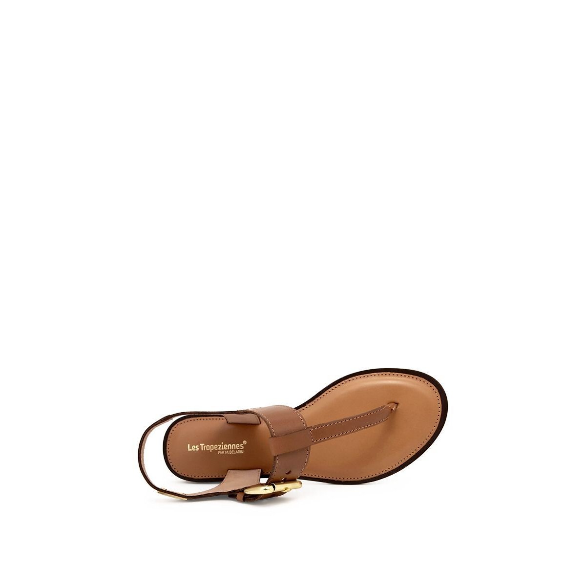 Hamorino Leather Flip Flops Sandals honey yellow, LES TROPEZIENNES PAR M.BELARBI