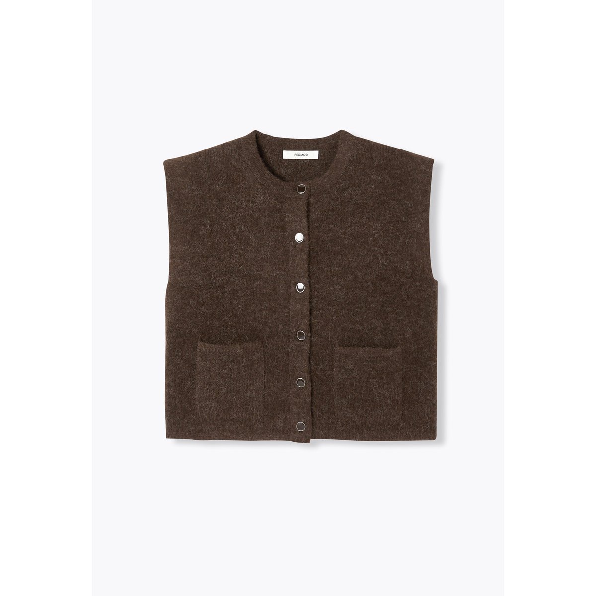 Cardigan sans manches marron, PROMOD